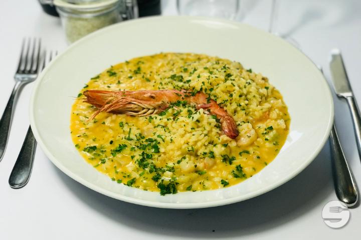 Risotto à la Crème de Bisque - Nonna Gina