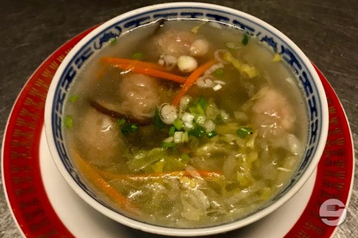 2. Potage aux Raviolis "Wan Tan" - Aux 3 Bonheurs