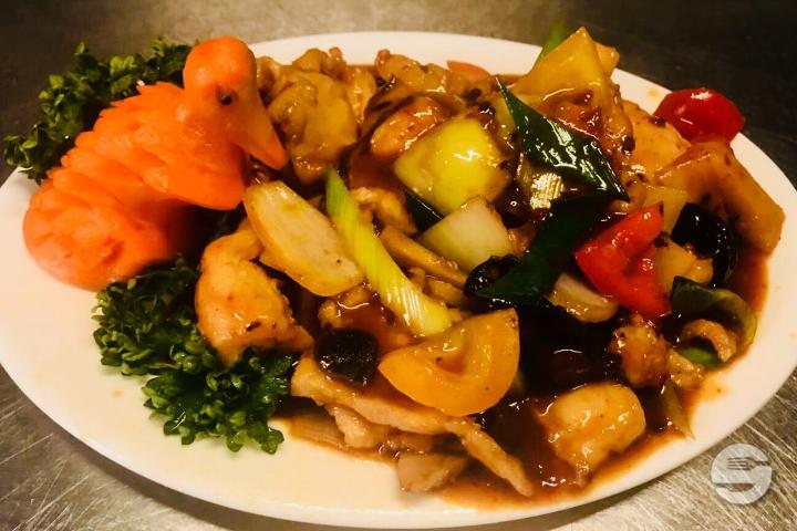 32. Poulet à la Mode Sze-Chuan - Aux 3 Bonheurs