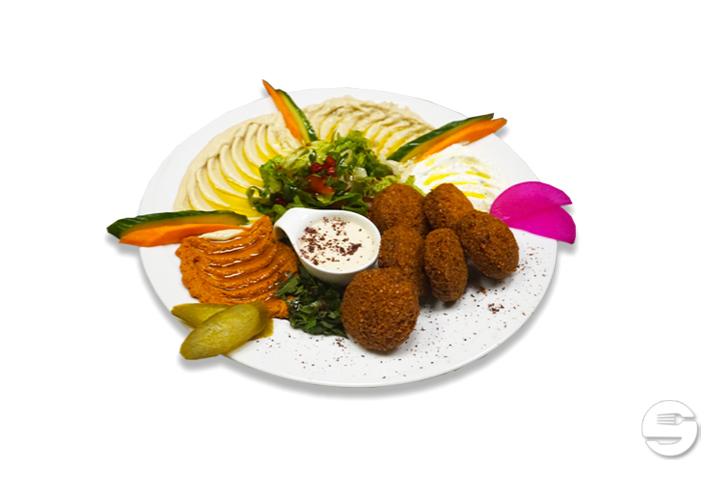 Falafel plate (vegetarian) - Damas - Josefstrasse