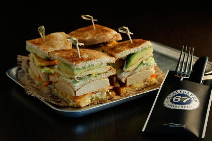 Vegi Triple Club Sandwich - 67 Sportsbar