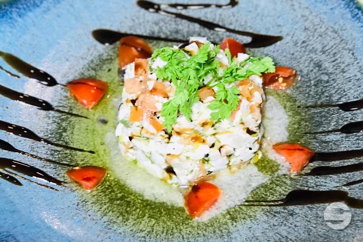 Sea bass ceviche - Face au Lac