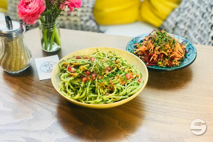 Spaghettis au pesto vert d'hiver - Ou Bien Encore