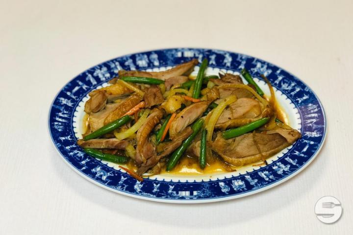 Canard sauté au Haricot Vert - Les Bosquets