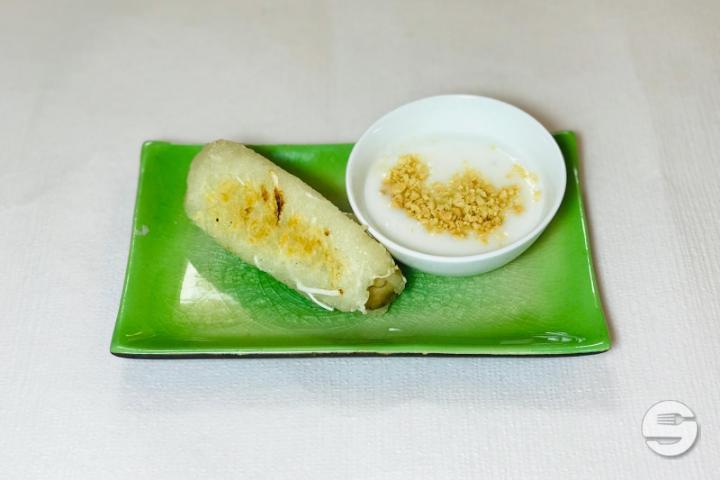 Chausson de Banane grillé au Jus de Coco - Les Bosquets