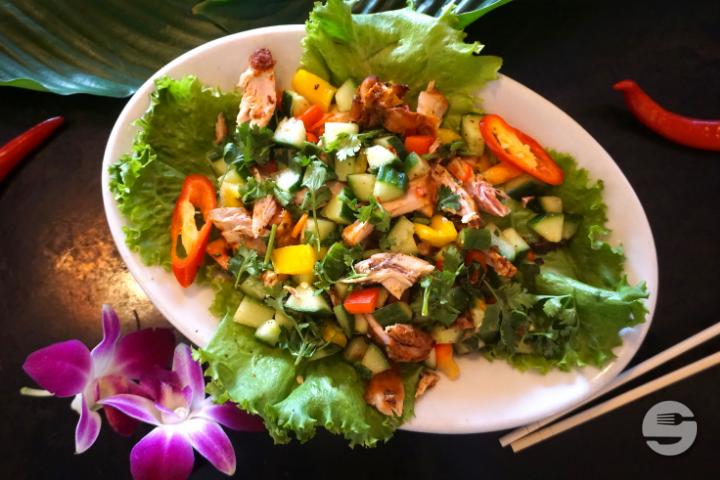 Spicy chicken salad - Tibetasia