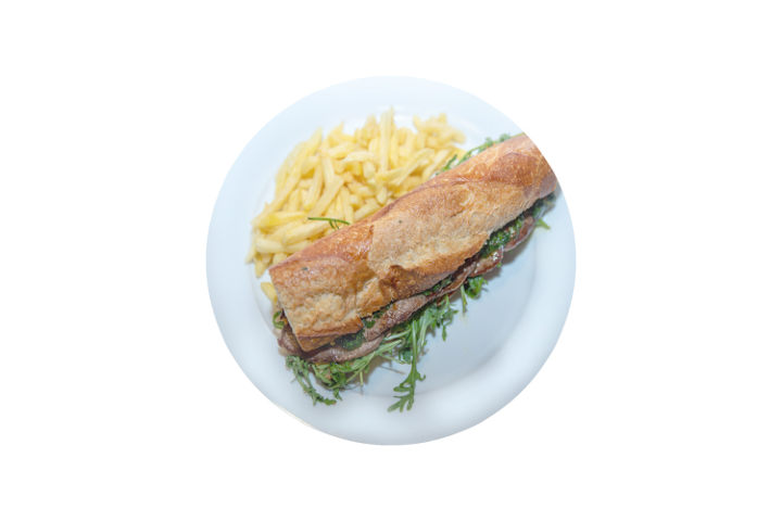 Picanha Sandwich (inkl. Pommes) 100 gr. - Brasil-Grill