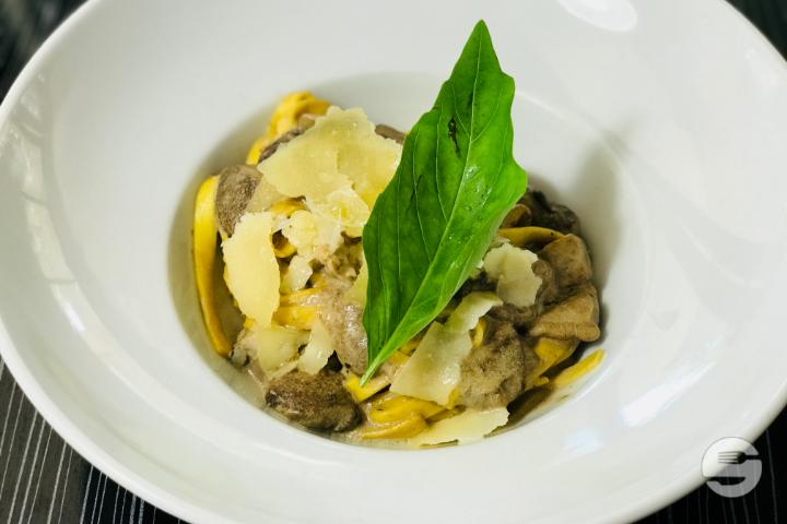 Tagliatelle with bolets - La Petite Vendée - Dai 3 Fratelli Scalea