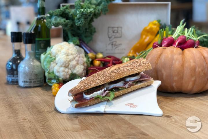 Sandwich Pain Baguette Jambon Cru - Le Pain Quotidien