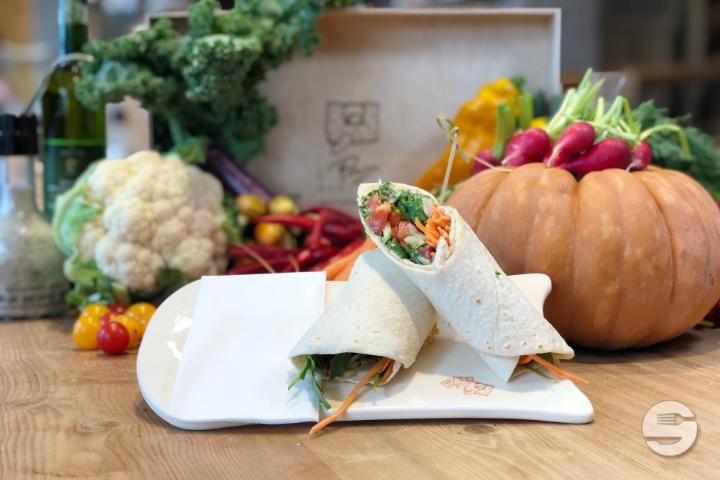 Wrap Houmous et Salade - Le Pain Quotidien