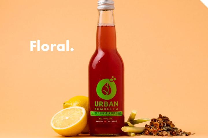 Kombucha Lemongrass and Hibiscus - Green-Up Salad Bar