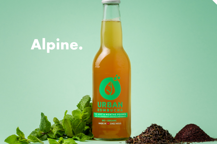 Kombucha Green Tea and Peppermint - Green-Up Salad Bar
