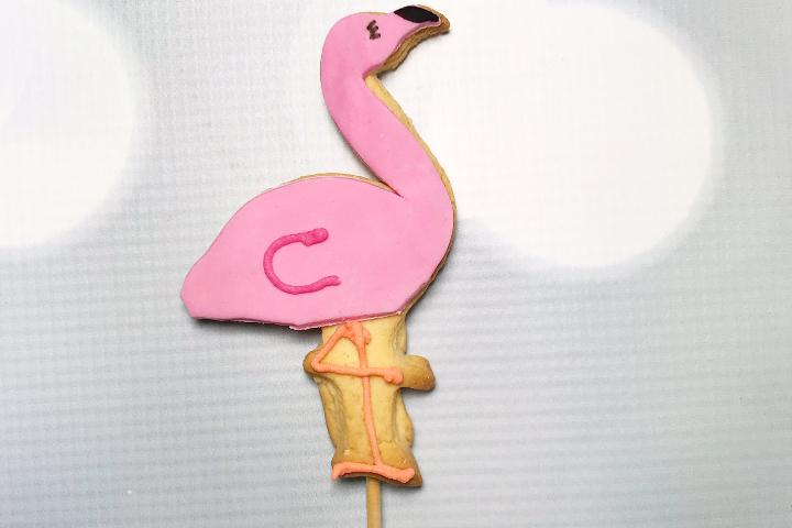 Biscuit Flamant rose - Royaume MELAZIC Genève