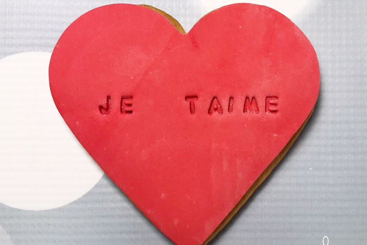 Biscuit "Je t'aime" - Royaume MELAZIC Genève