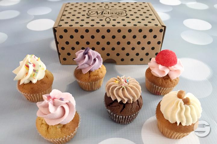 Boîte de 6 cupcakes - Royaume MELAZIC Lausanne