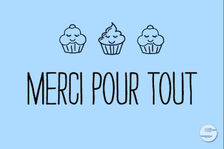 Carte "Merci Pour Tout" - Royaume MELAZIC Lausanne