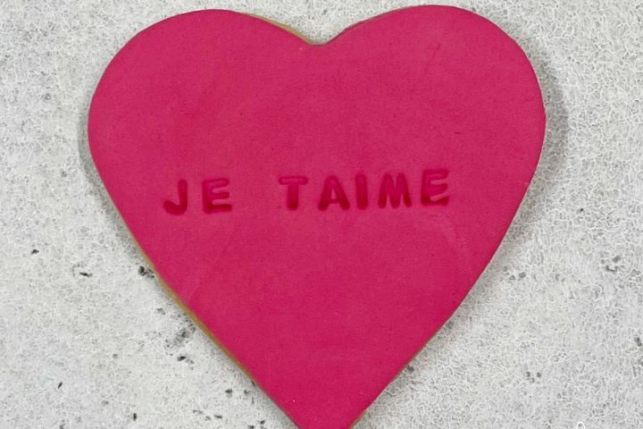 Biscuit Coeur "Je t'aime" - Royaume MELAZIC Lausanne