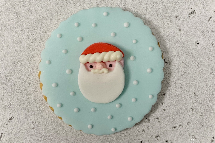 Biscuit Napperon Père Noël - Royaume MELAZIC Lausanne