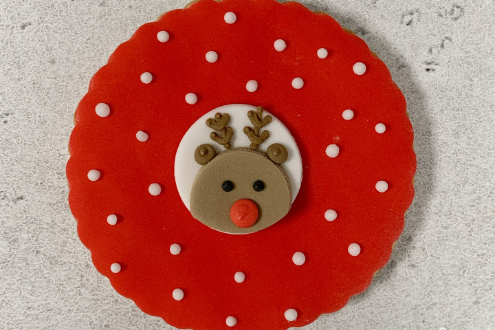 Biscuit Napperon Renne - Royaume MELAZIC Lausanne