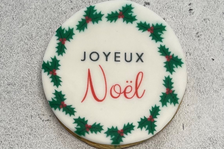 Biscuit Joyeux Noël - Royaume MELAZIC Lausanne