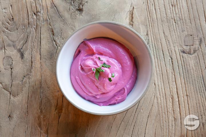 Beetroot Hummus - Yalda Cuisine Orientale