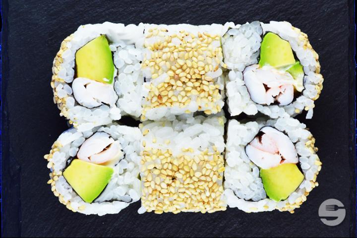 California Crevette Avocat - 6 Pièces - Sushi Break