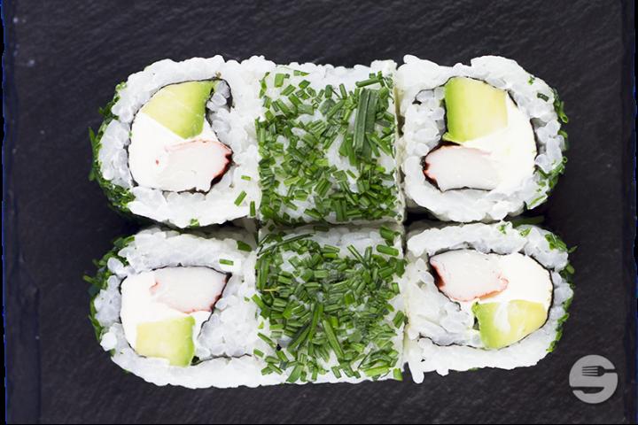 California Surimi Fromage Avocat Ciboulette - 6 Pièces - Sushi Break