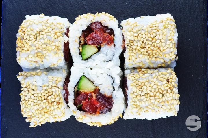 California Tartare De Thon Spicy Concombre - 6 Pièces - Sushi Break