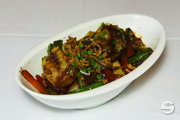 31. Happy shrimps flavoured with 5 spices - L'indochine