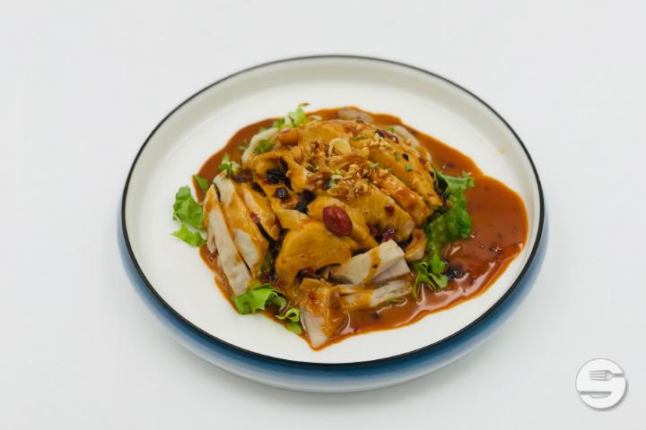 107. Poulet Si-Chuan Mariné - Takasan Teppan Yaki