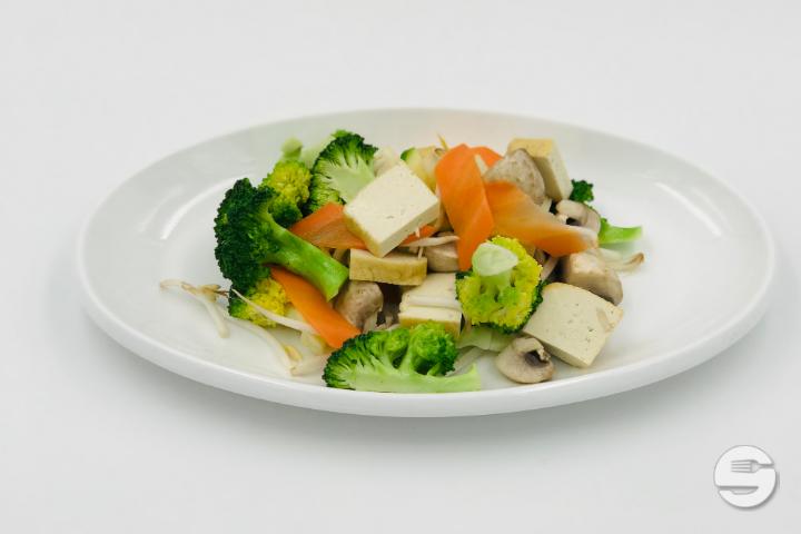 305. Assortiment de Légumes sautés Facon Chinoise - Takasan Teppan Yaki