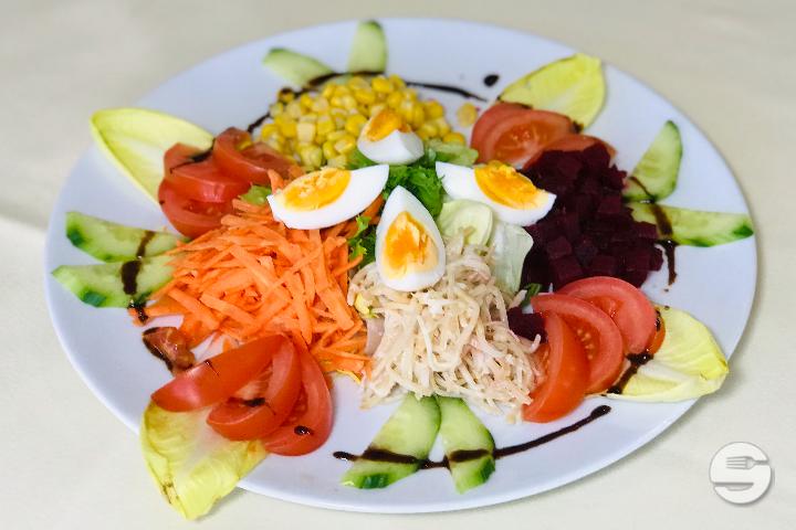 Vegetables and Egg Plate - La Treille