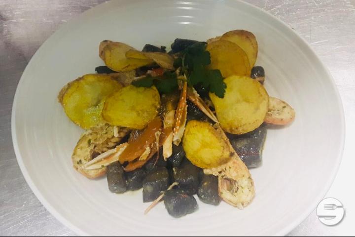 Gnocchi Neri « cuttlefish ink » - Restaurant Les Marronniers