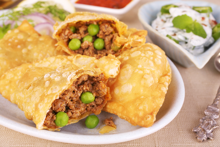 Keema Samossas - Lahore Food