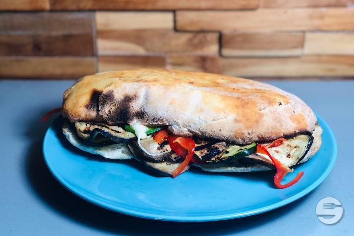 Panini Aubergines - L'Isola Italian Street Food