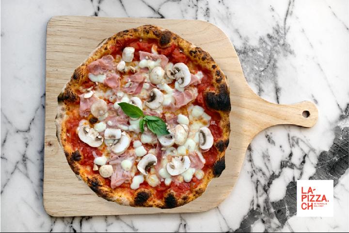 Prosciutto & Funghi - LA-PIZZA.CH