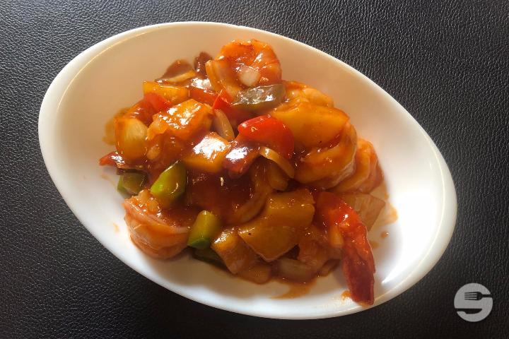 Crevettes à la Sauce Aigre-Douce - Dun-Huang