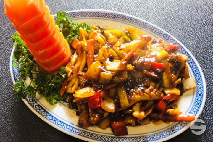 Calamars Sautés au Poivre Noir - Dun-Huang