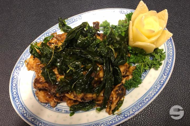 Poulet sauté au Basilic - Dun-Huang