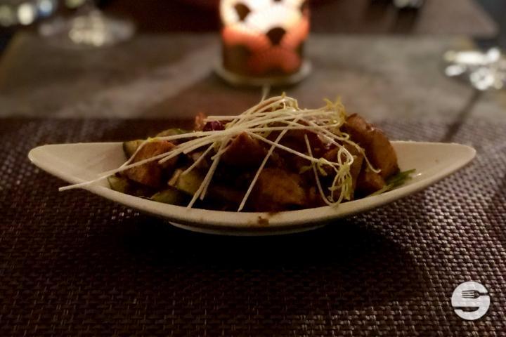 Sweet potato and red onion chaat - Tamarind Hill