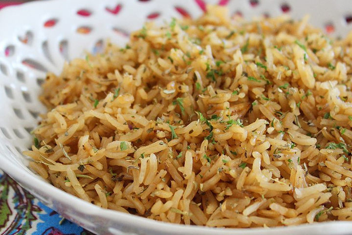 Onion Rice - Tamarind Hill Zurich