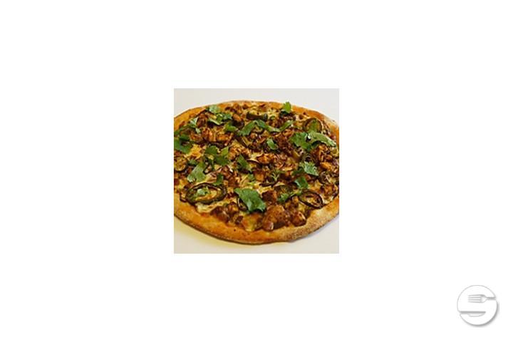 Gongura chicken pizza - Tamarind Hill Zurich