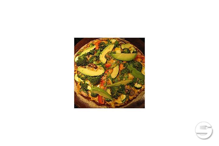 Vegetable curry pizza - Tamarind Hill Zurich
