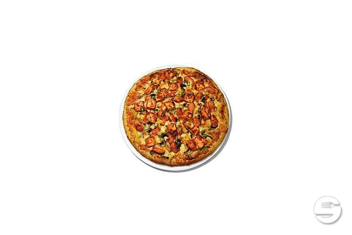 Butter paneer masala veggie pizza - Tamarind Hill Zurich