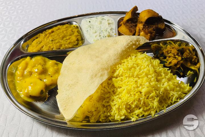 Chicken Thali - Shiva Restaurant