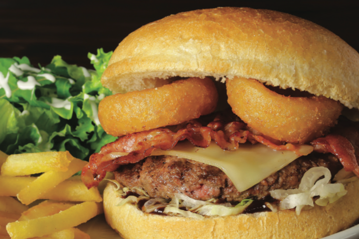 Cheese & BBQ Burger - Old Wild West