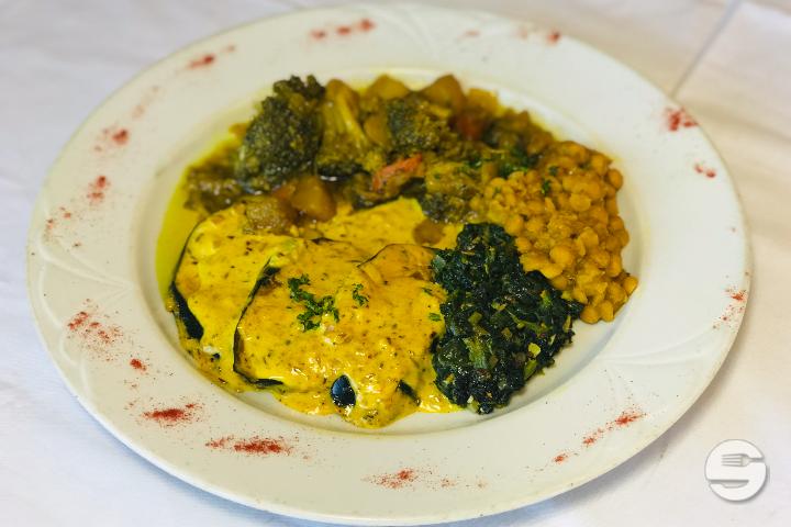 Vegetarian Plate - Café des Alpes