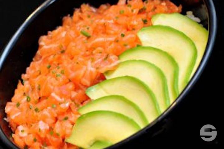 CH6 - Salmon and Avocado Tartar - Wasabi Sushi
