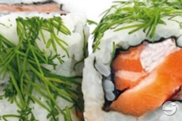 C15 - Salmon, Cheese and Dill - Wasabi Sushi
