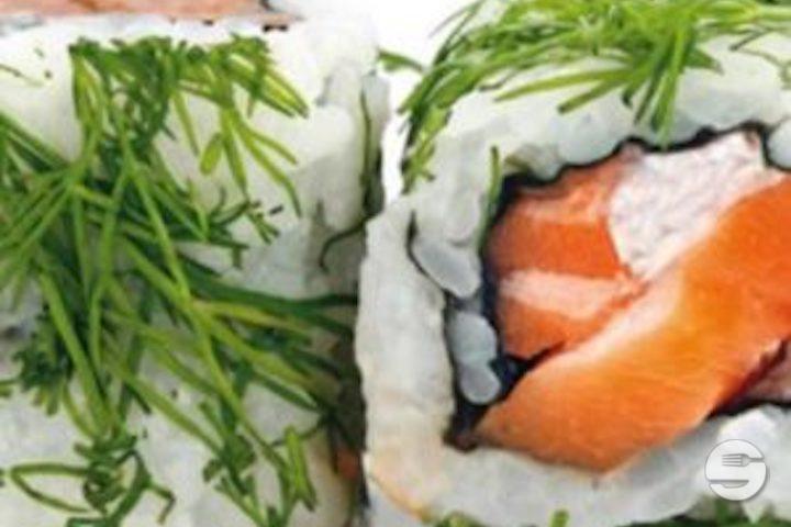C15 - Salmon, Cheese and Dill - Wasabi Sushi